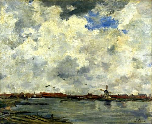 Toile Moulin à vent Maris pour éliminer la monotonie d'un bureau vide