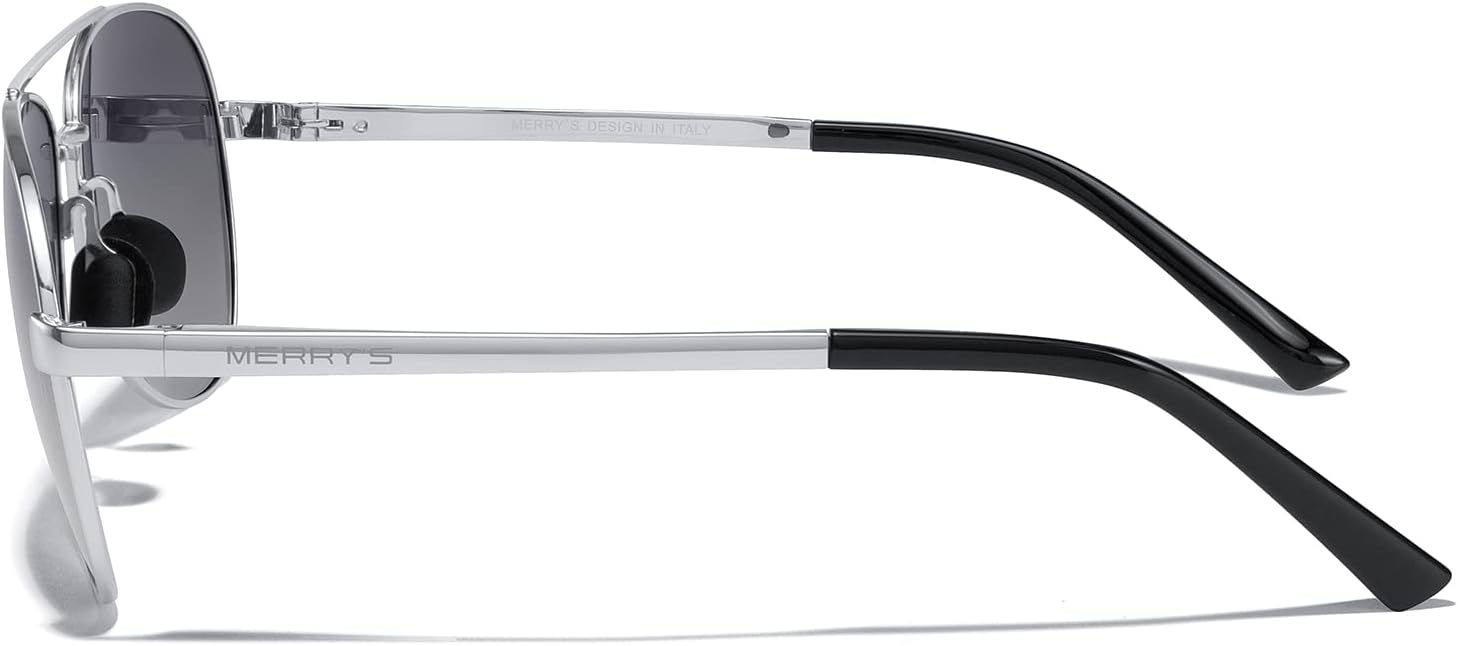 MERRY'S Aviator Sunglasses for Men Women - Polarized Driving Sun glasses Mirrored Lens UV 400 Protection 58 MM - Image 4