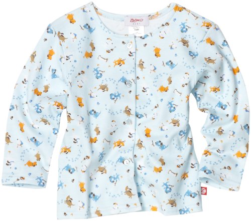 Zutano Baby Boys Have A Ball Jacket, Sky, 24 Months