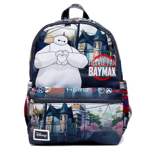 Wondapop Mochila de nylon Big Hero 6 de 33 cm, Big Hero 6, 13', Mochilas tradicionais