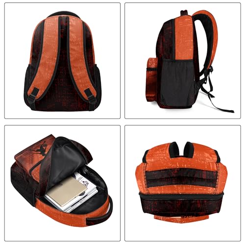 JesusSpirit - Bible Armor Of God Backpack - Orange Unisex Travel Backpack, Bookbag (Christ Who Strengthens Me)2
