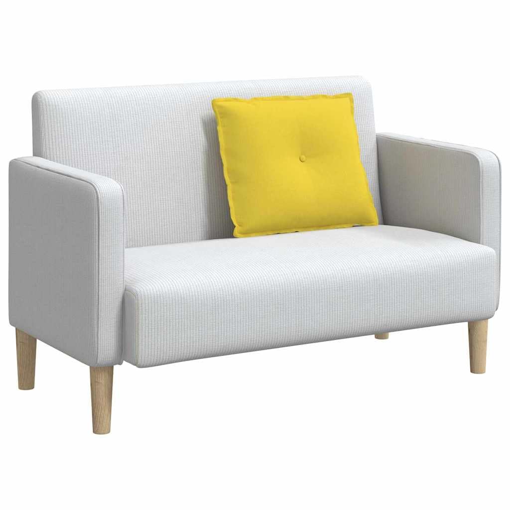 Cojín de respaldo de tela amarilla brillante 60 x 19 x 50 cm con relleno de poliéster, cojín lumbar ergonómico para oficina, sofá, sillón, cama, silla de ruedas, soporte para columna