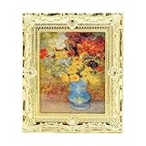 ÉCHELLE et DIMENSIONS : Adopte une échelle miniature de maison de poupée 1/12, avec des dimensions précises de 6,4 cm x 7,6 cm x 0,6 cm, correspondant aux proportions d'espace de maison de poupée miniature standard.