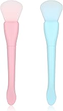 Ouligay 2PCS Silikon Gesichtsmasken Pinsel, Maskenpinsel Silikon Schlamm Maske Applikator Flexible Masken Pinsel Diy für Hautpflege,Gesichtsmasken,Reinigungsmaske