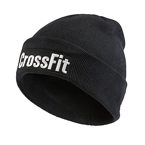 Bonnet CrossFit Reebok Homme Noir Bonnet de Sport d'Hiver Taille Unique