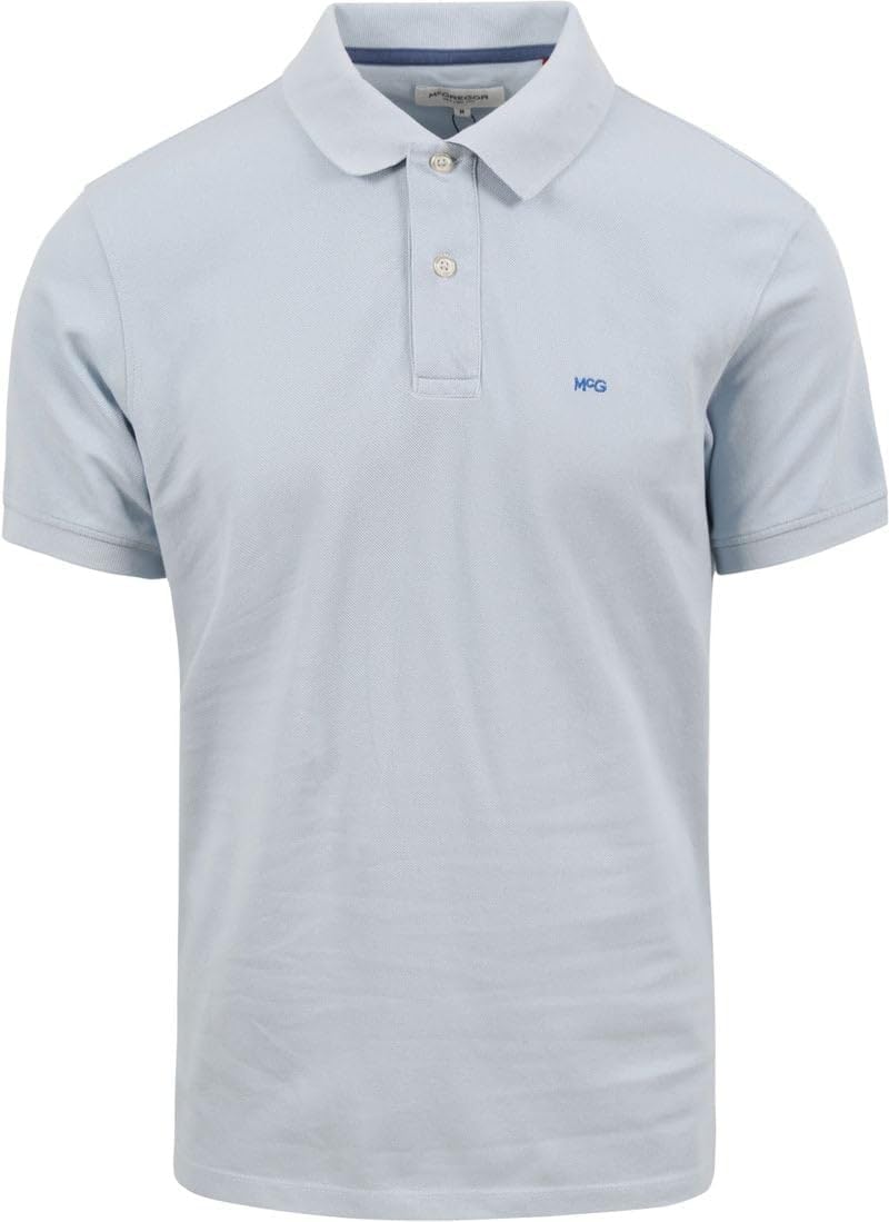 MCGREGOR New York Men's Polo Shirt – Lightweight Moisture-Wicking Cotton Blend, Regular Fit for Golf, Work & Everyday Wear