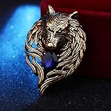 Zoom IMG-2 mayiyaho spilla vintage animale lupo Zoom IMG-2 mayiyaho spilla vintage animale lupo