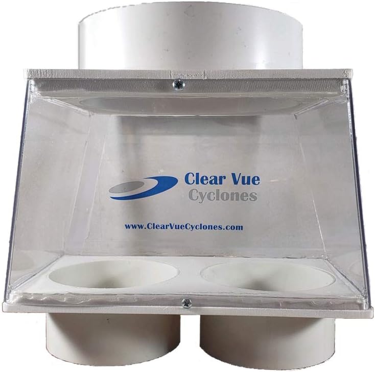 Dust Collection Fitting, Reducer - 6" to two 4" for PVC ducting and flex hose