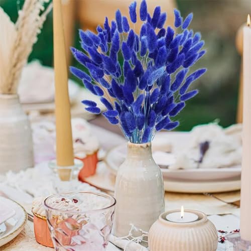 Dried Pampas Grass Decor, 100 Pzs 45cm Natural Dried Flowers miniatura 4