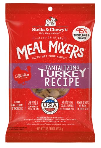Stella & Chewy’s Freeze Dried Raw Tantalizing Turkey Meal Mixer ...