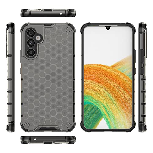 Image of Glasgow Back Case Cover Compatible with [ Samsung Galaxy A34 5G ] (Stylish Design) - Black