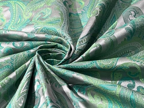 Taffetas jacquard 100 % soie structure parfaite sans plis - 2