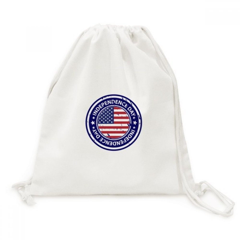 Toile drawstring backpack USA pour vos sorties et voyages - 5