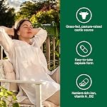 Organika Beef Liver Plus Choline- Sourced from Grass-Fed + Finished Cattle, Pasture Raised, High in Vitamins and Minerals, Supports Liver Function, Energy Levels, and Immunity- 90caps