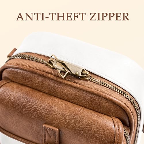Image of Small Crossbody Bag for Women with Card Slots Vegan Leather Messenger Bag Men Wallet, Cross Body Anti-theft Shoulder Purse