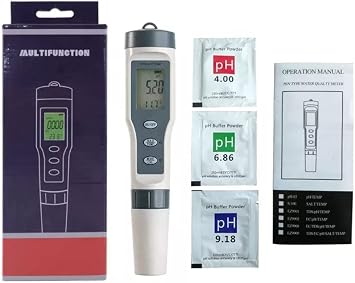 Zauss TDS 3 in 1 Ph Temperature Tds Meter Water Tester with LED Temperature Indicator