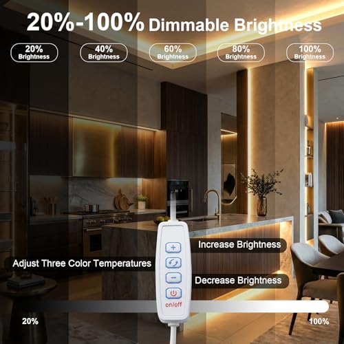 Image of COB LED Strip Light 5V, 2m 608 LEDs /M Dimmable 2700K - 6500K 8mm Width CRI93+ Flexible Dimmable Light Kit for TV Backlight Bedroom Gaming Room Kitchen Cabinet Decor(CCT, 6.56FT /2M USB)