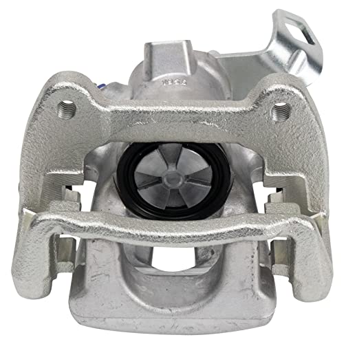 Image of TRQ Rear Brake Caliper Set Zinc Coated Brackets Hardware Compatible with 2009-2013 Mini Cooper