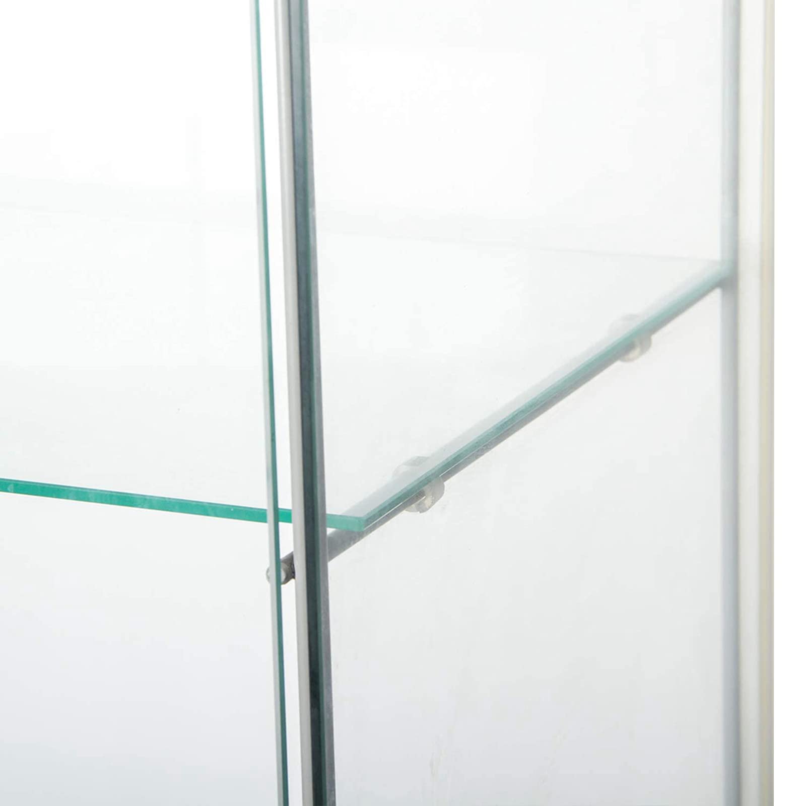 Buy 4Tier Glass Display with Lock, 5mm Tempered Glass Curio Collection Display