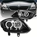 Angel Eyes Scheinwerfer Set für BMW Z4 E85 E86 2002–2008 Schwarz
