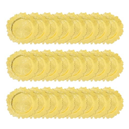 Platos cargadores redondos dorados 13 pulgadas set 24 miniatura 1