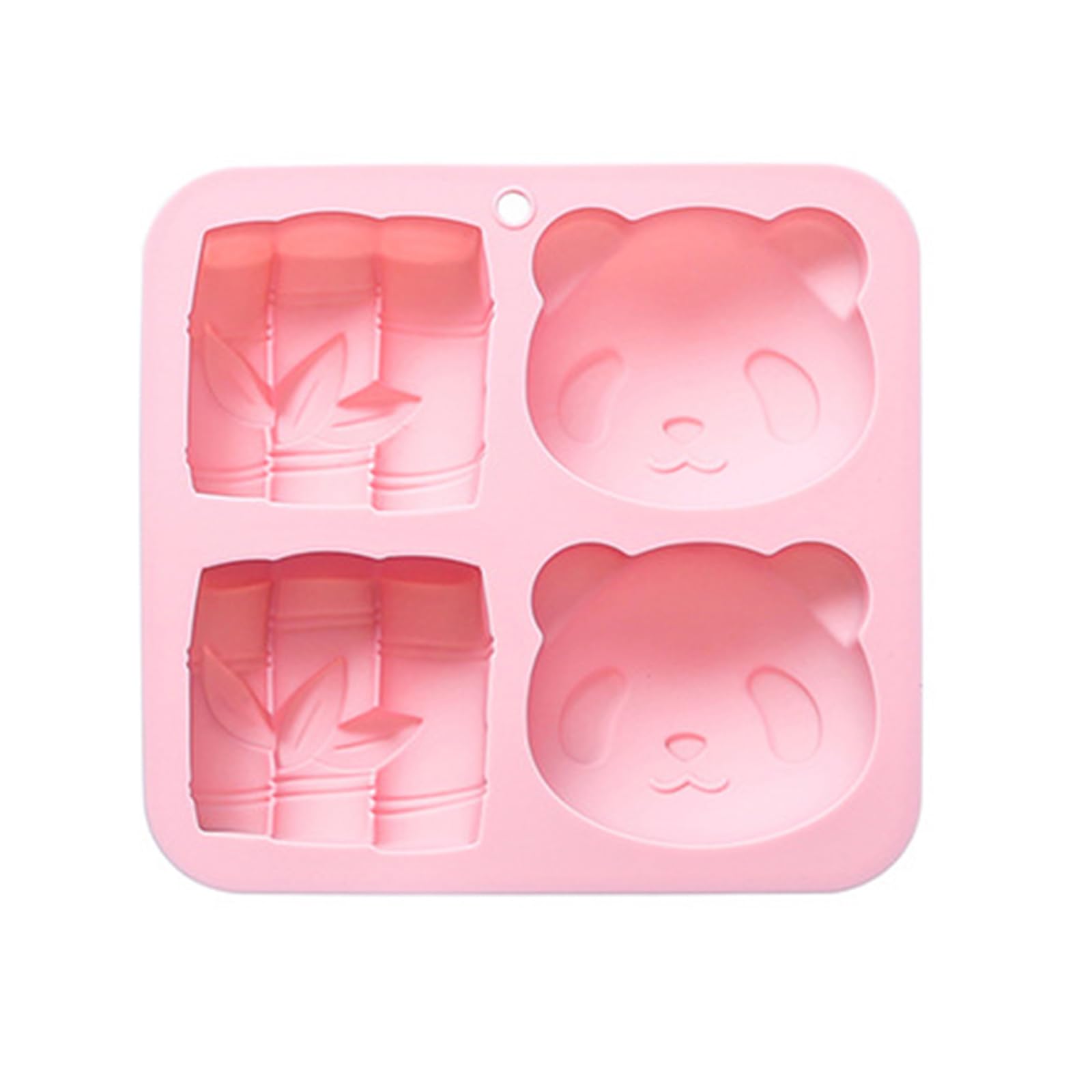 Kalttoy Panda Silicone Mold Chocolate Fondant Mold Pastries Baking Tool Resin Ornament Soap Cake Making Supplies Fondant Molds Christmas Silicone for Cake Decorating Tool