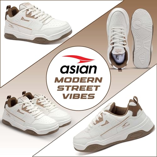 Image of ASIAN Men's Vegas-01 Sneakers | Stylish & Lightweight Design Comfortable Lace-Up Sneakers for Travel & Everyday Use