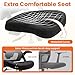 NEO CHAIR Office Desk Chair Computer High Back Mesh Gaming Seat with Ergonomic Adjustable Comfy Flip-up Armrests Lumbar Support Height for Home (Black)