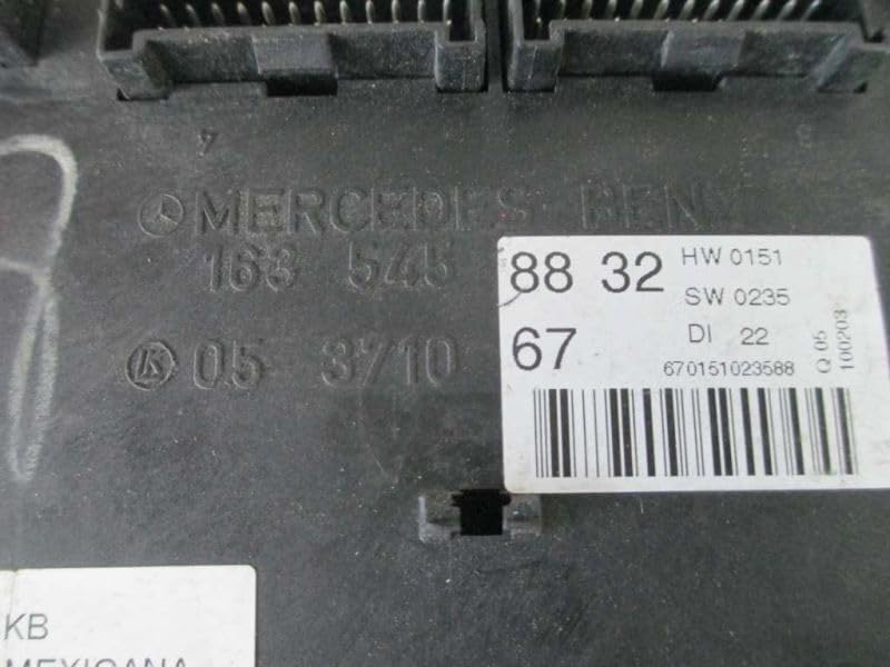 Body Control Module Fits 03-05 fits Mercedes ML-Class A 163 545 88 32 A1635458832