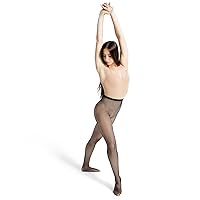 Capezio Studio Basics - Calze a rete da donna, senza cuciture