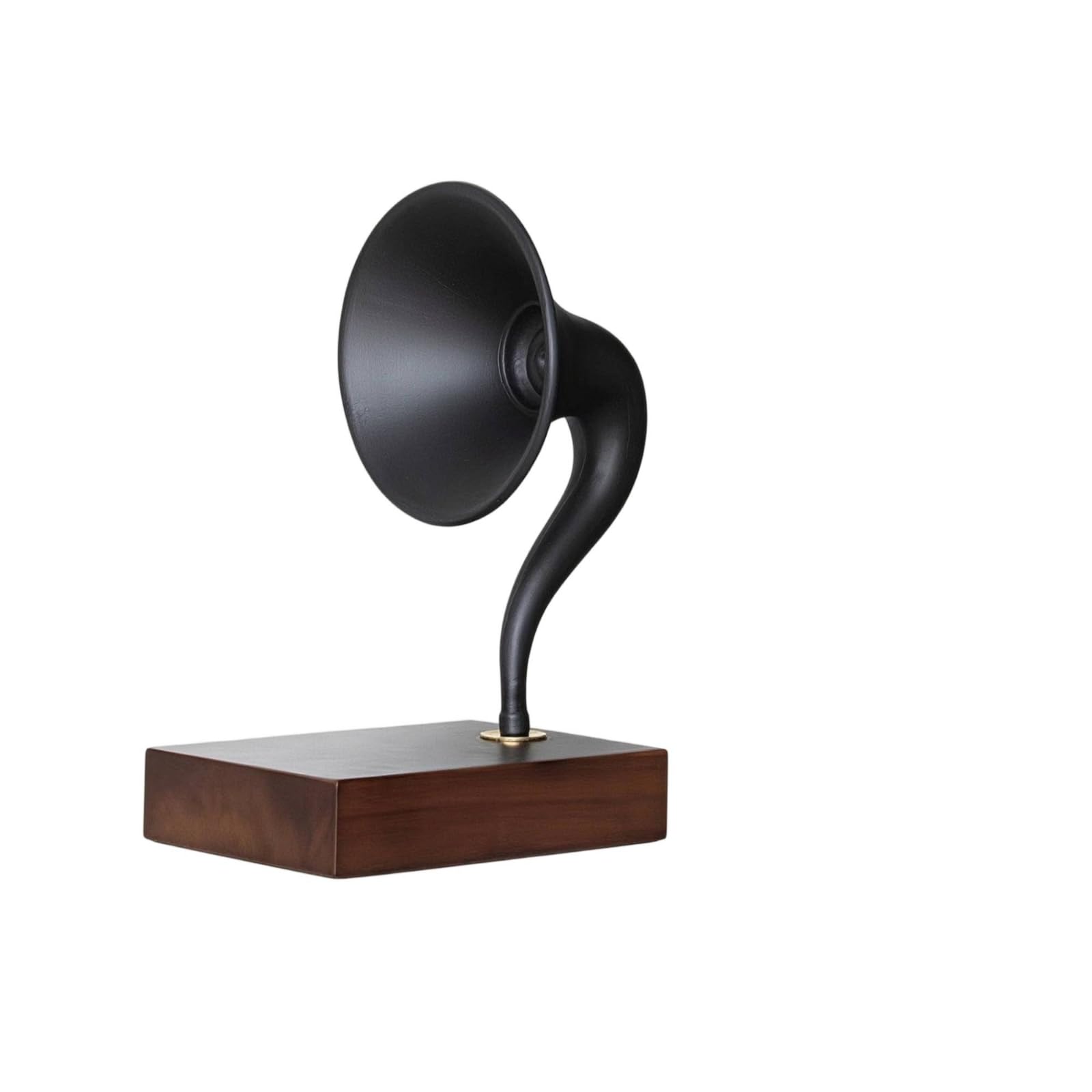 rockible Grammofono Decorativo Vintage Riproduzione di Grammofono Compatto Soprammobile per Amanti della Musica, Collezionisti, Soggiorno, 17 13 27cm