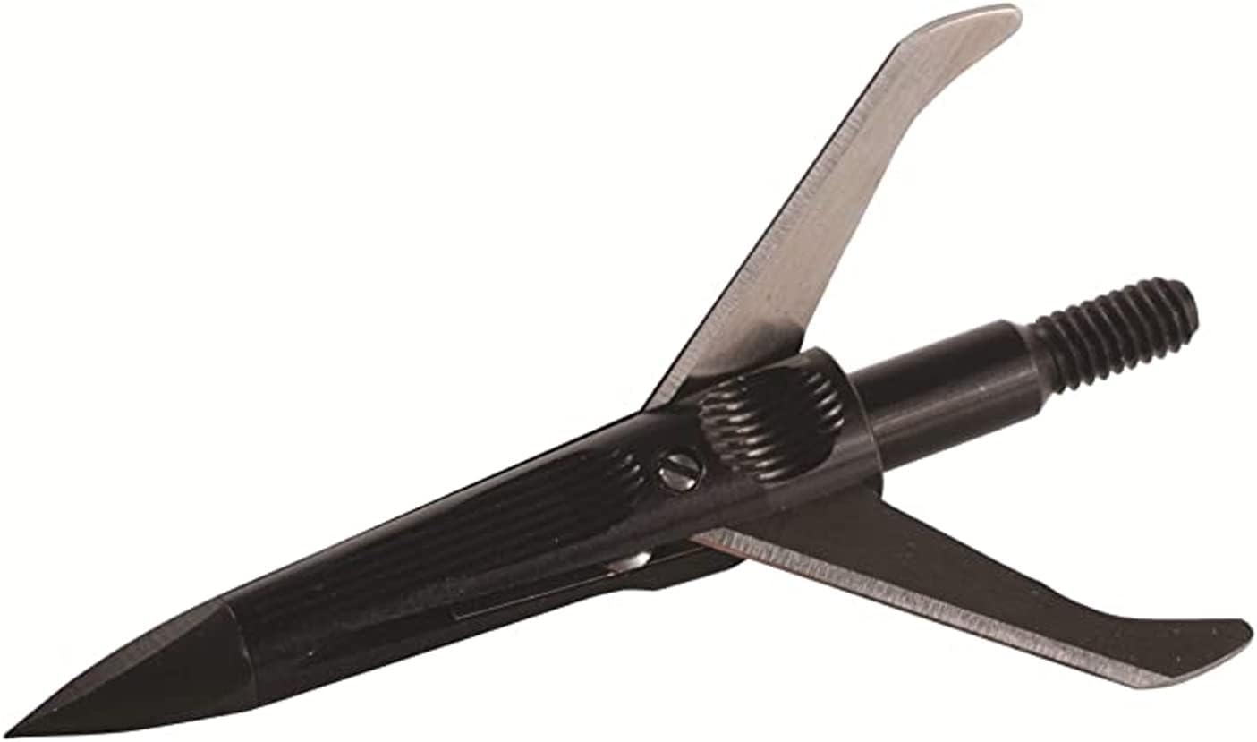 New Archery Products Spitfire 3-Blade Durable Precise Front-Deploying Archery Bowhunting Mechanical Broadhead - 3 & 4 Pack