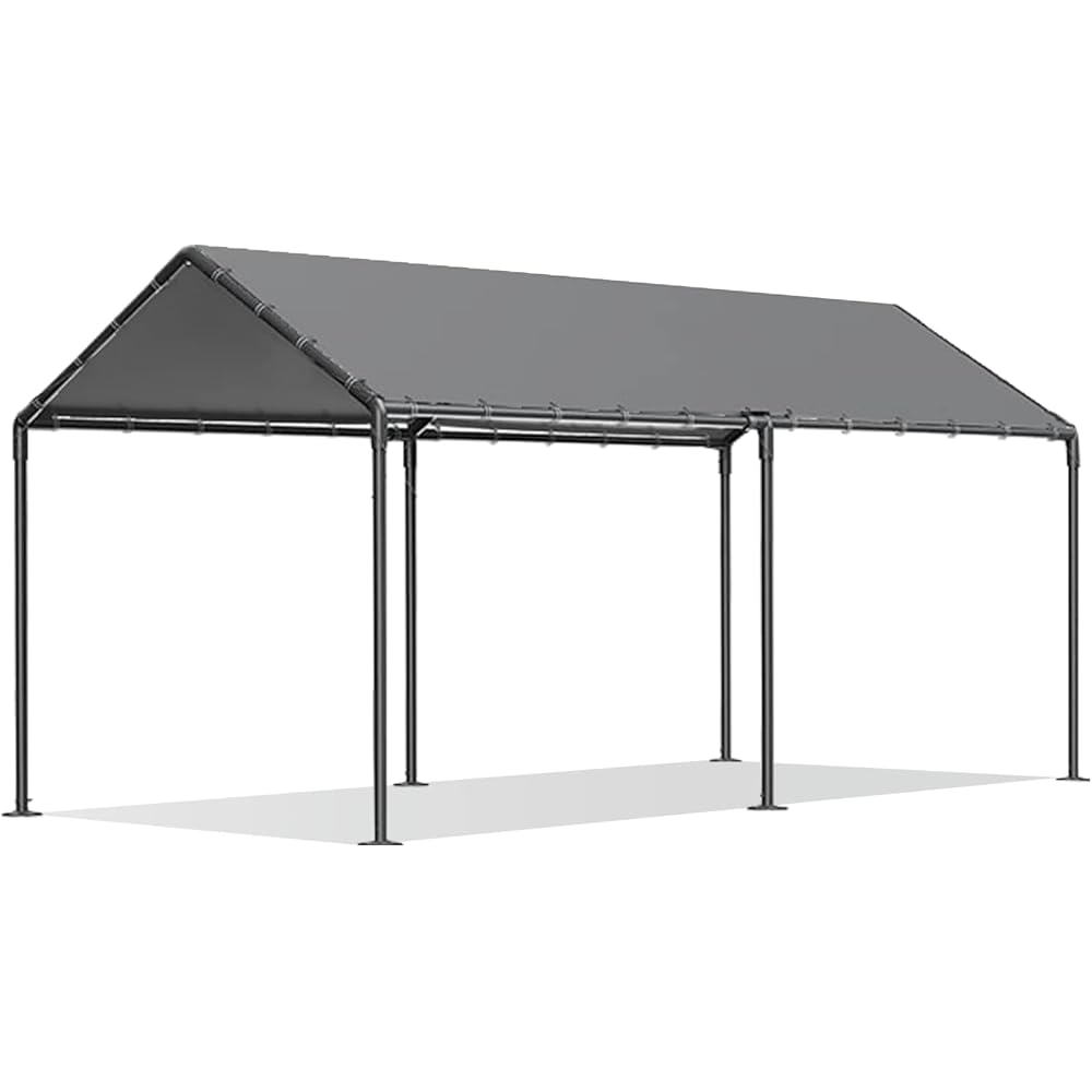24/mo Finance Carport Canopy 10x20 Heavy Duty, Metal Carport Kits