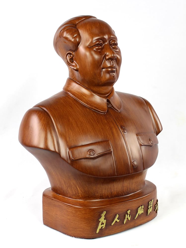 毛沢東 ブロンズ胸像 約10cm Amazon.co.jp: MOMOAO 人物像 中国の指導者 毛沢東 3D 彫刻 装飾品