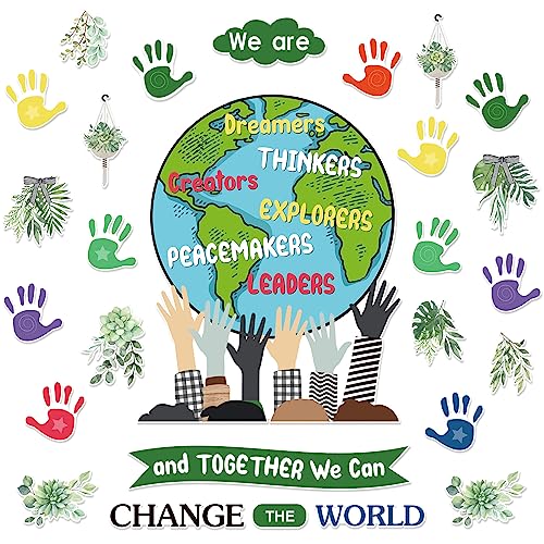 Image of 97 Pcs We are and Together We Can Change The World Bulletin Board Set