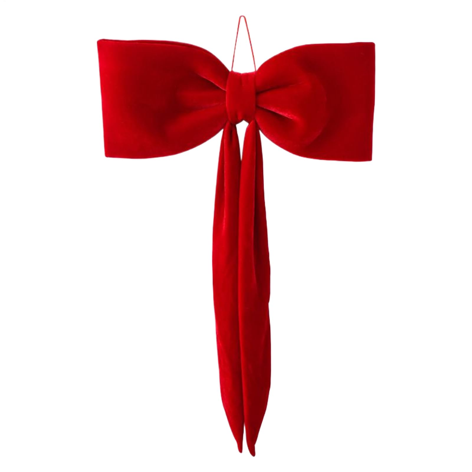 Cime De Sapin De Noël,Velours Rustique De Style Ferme | Grand Nœud pour | Sapin De Noël | pour Décoration De, Fêtes, Anniversaires, Showers, Décoration Murale De Chambre, Intérieur Et