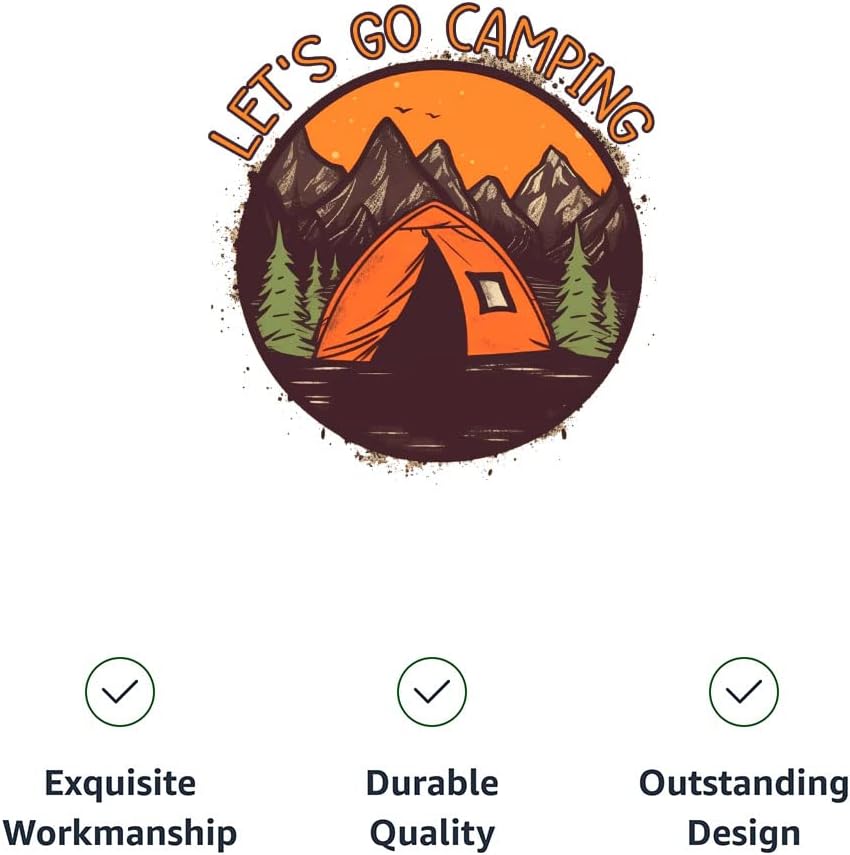 Let's Go Camping Dog Shirt with Hoodie - Tent Dog Hoodie - Camping Dog Clothing - Gray White, S