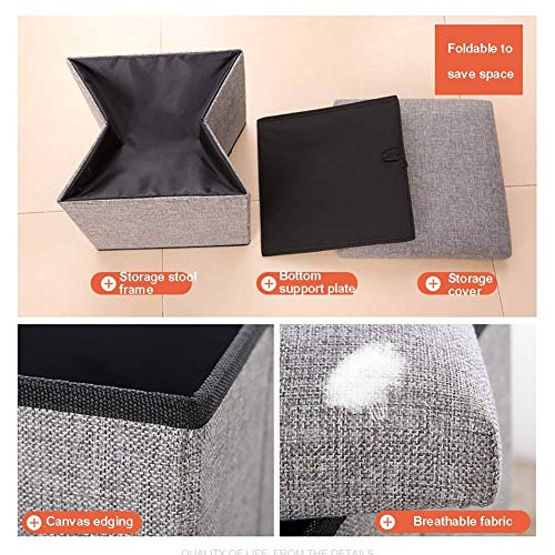 Table basse avec plateau et coffre de rangement de salon gris