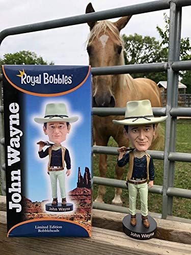 Royal Bobbles John Wayne Cowboy Collectible Bobblehead Statue - Image 6