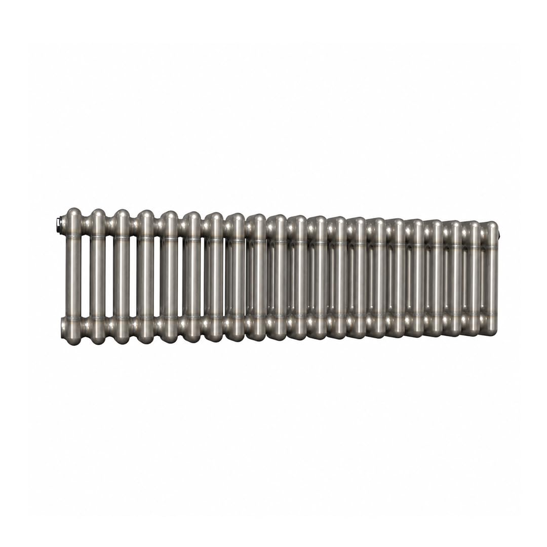B&Q -  Bare Metal Lacquer Horizontal 3 Column Traditional Radiator 300mm (H) X 1010mm (W)