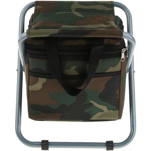 Calandis Folding Stool with Cooler Bag Camouflage