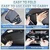SINGARO 300T Universal Car Windshield Sun Shade, Foldable Reflective for Windshield & Window Shades with Overlapping Design, Car Interior Accessories (55" L x 26.7" W) #3