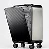 Large Capacity Suitcase Front Loading Suitcase With Wheels Aluminum Magnesium Alloy Trolley Suitcase Suitable For Vacation And Travel