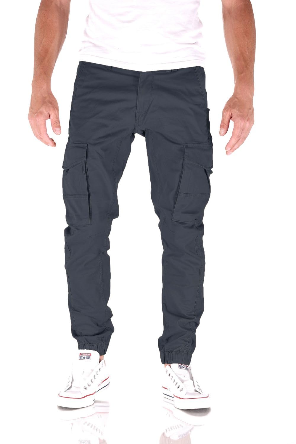 Jack & Jones Paul Flake Cargo Tapered Fit Herren Jeans Hose