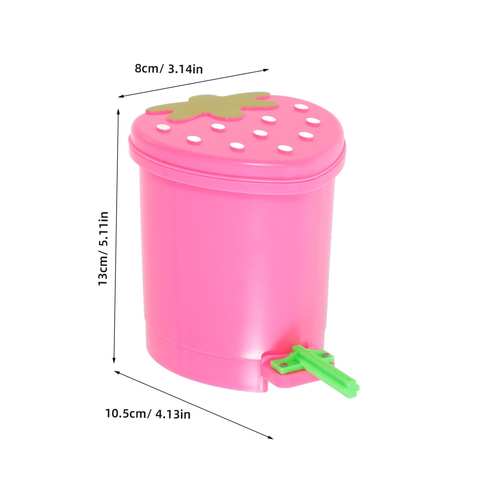 Amazon.co.jp: Parliky イチゴのゴミ箱 いちごくずかご かわいいゴミ箱