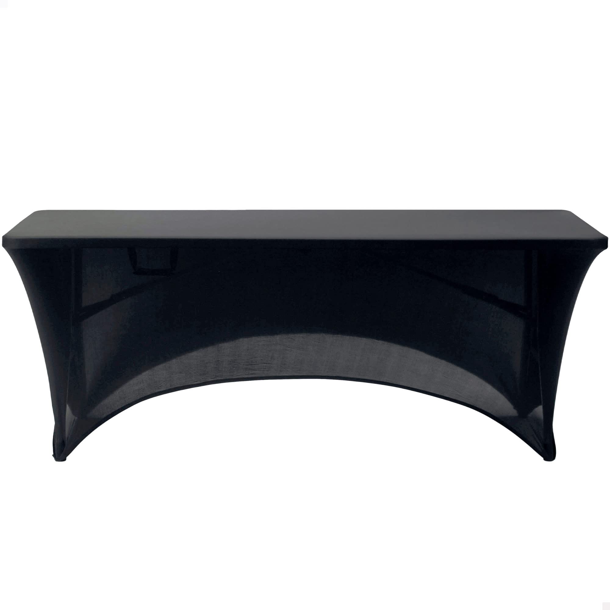 Aktive 61548 - Funda mesa jardín impermeable negra, Funda mueble jardín resistente con sujeción de refuerzo, Protector mesa elástico 180x76x76cm, Funda muebles exterior