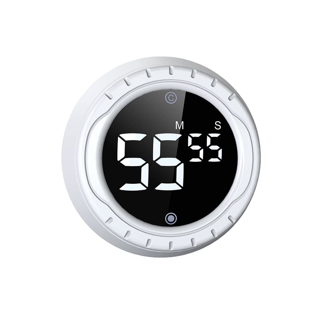 FDEFIRTFG Timer, Kitchen Timer Magnetic Countdown LED Digital Stopwatch Alarm Clock Gadgets(D)