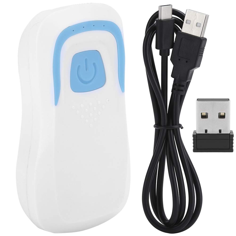 Gonetre Scanner sans Fil 2,4 G QR Code et Lecteur avec Batterie 1000 MAh