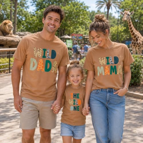 Image of Zoo Family Trips Matching Shirts Wild One Safari Animal Theme Outfit