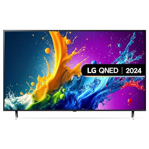 LG 50QNED80T6A 50-Inch 4K UHD Smart TV, (α5 AI Processor Gen7, Freeview Play and Amazon Alexa, 60Hz) [Model 2024]